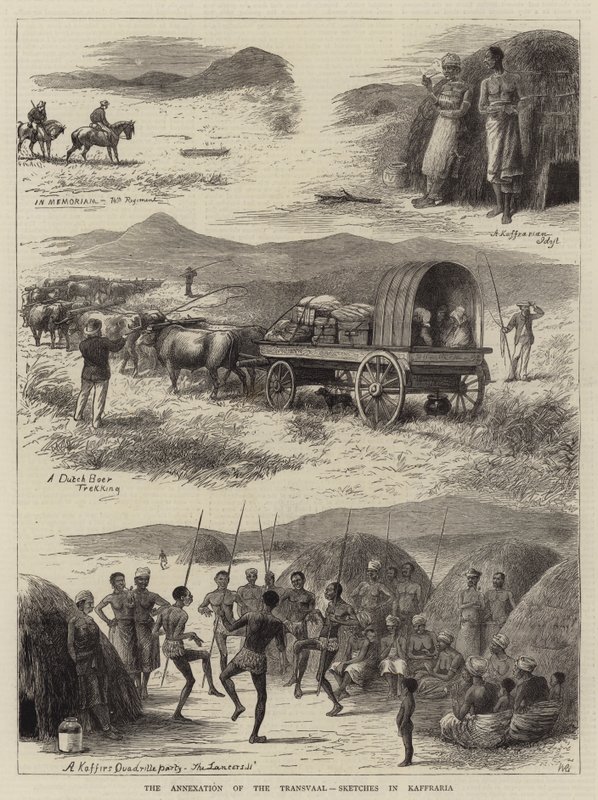 Die Annexion des Transvaal, Skizzen in Kaffraria von William Ralston