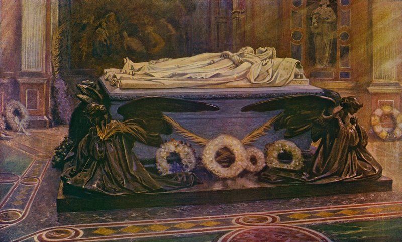 Die Gräber von Königin Victoria und dem Prinzgemahl im königlichen Mausoleum in Frogmore von William T. Maud