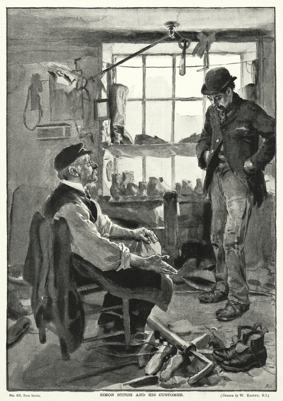 Simon Stitch und sein Kunde von William after Rainey