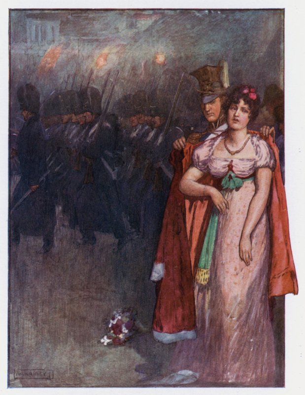 Der Vorabend von Waterloo von William after Rainey