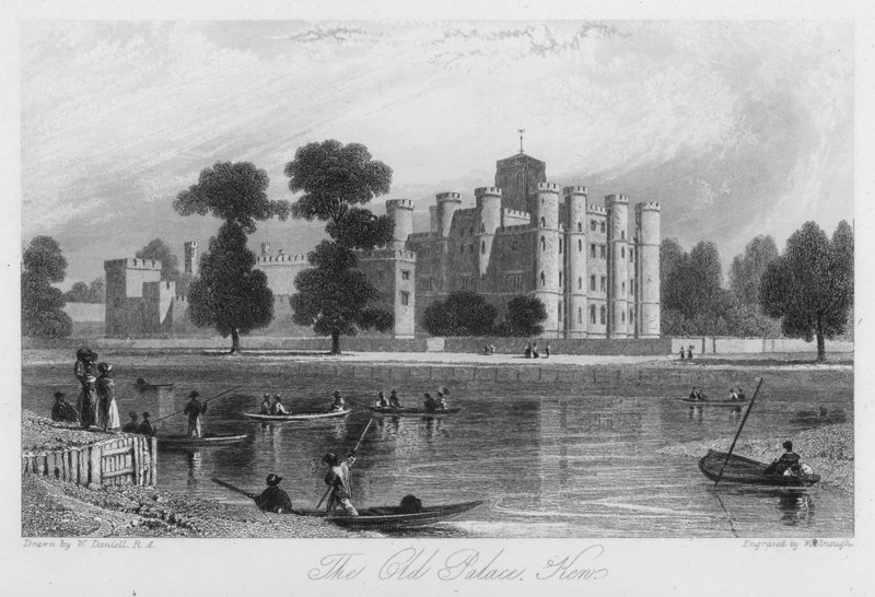 Der Alte Palast, Ken (Gravur) von William (after) Daniell