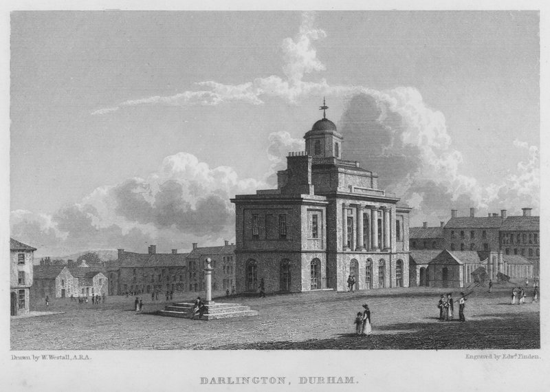 Darlington, Durham von William (after) Westall