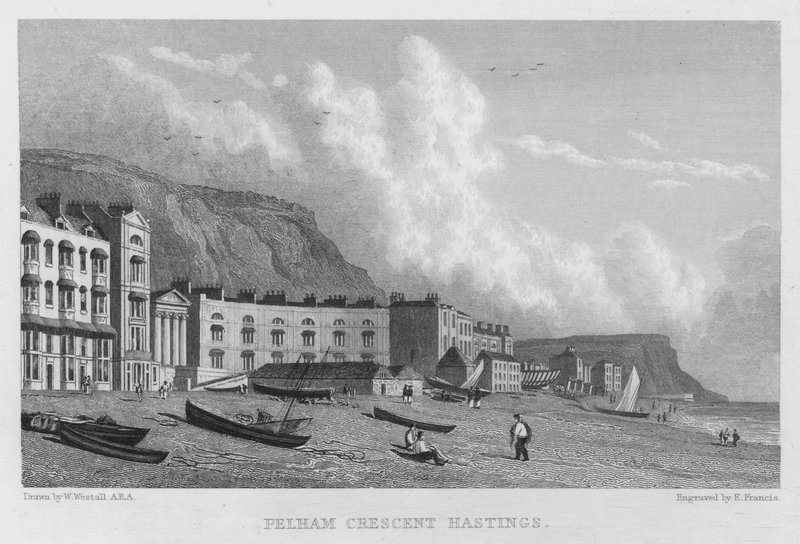 Pelham Crescent, Hastings von William (after) Westall