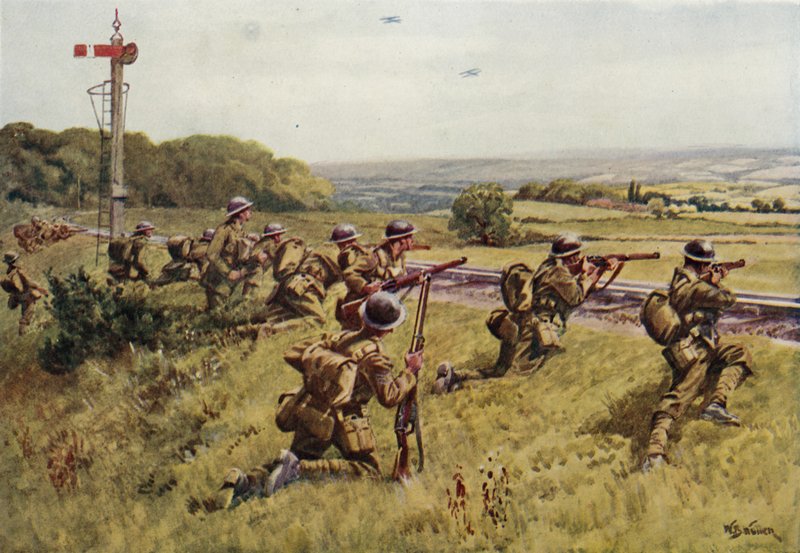 Die Eisenbahn halten von William Barnes Wollen