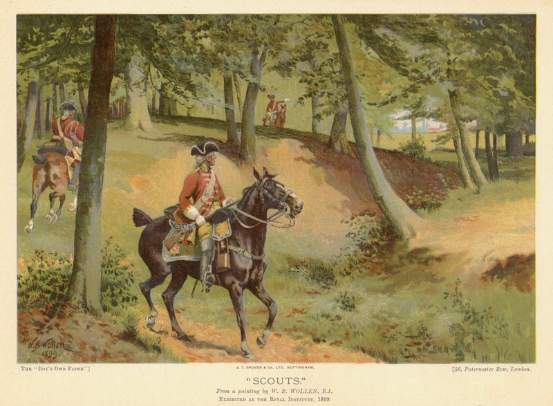 Pfadfinder von William Barnes after Wollen