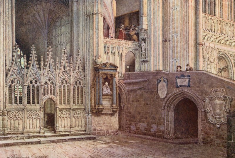 Das Martyrium, Canterbury Cathedral von William Biscombe Gardner