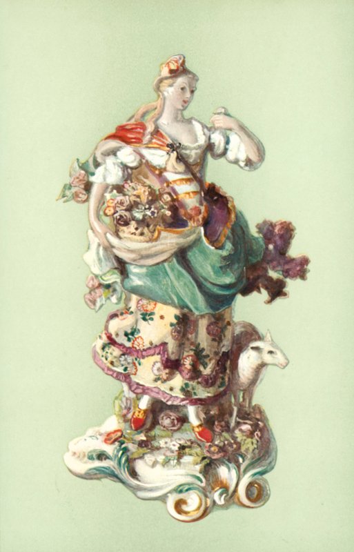 Figur einer Schäferin, Chelsea von William Gibb