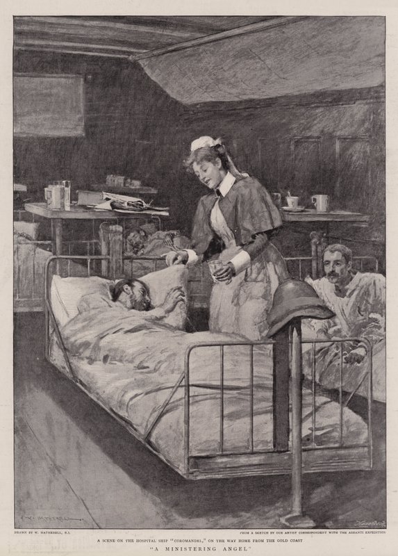 Ein helfender Engel von William Hatherell