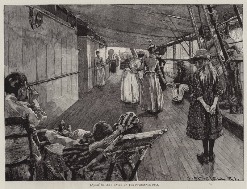 Leben auf See auf einem australischen Liner von William Hatherell