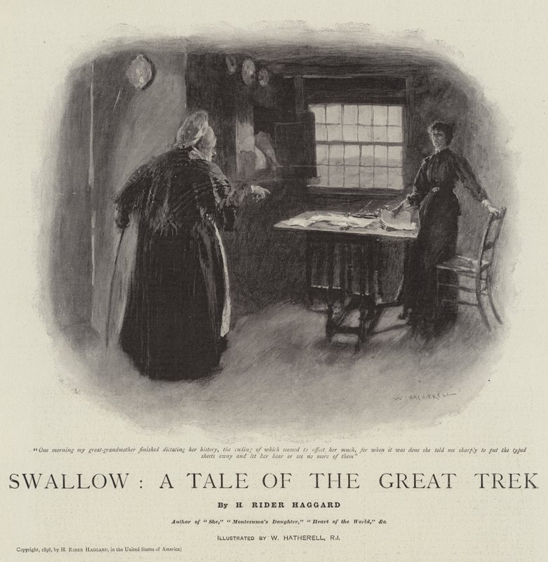 Schwalbe, Eine Geschichte des Großen Treks von William Hatherell