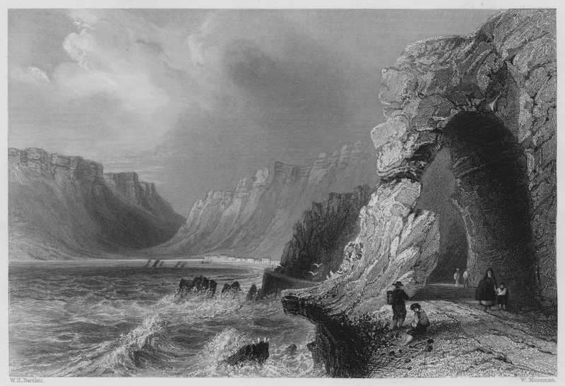 Glenariff, County Antrim (Stich) von William Henry (after) Bartlett