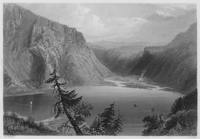Luggelaw, County Wicklow (Stich) von William Henry (after) Bartlett