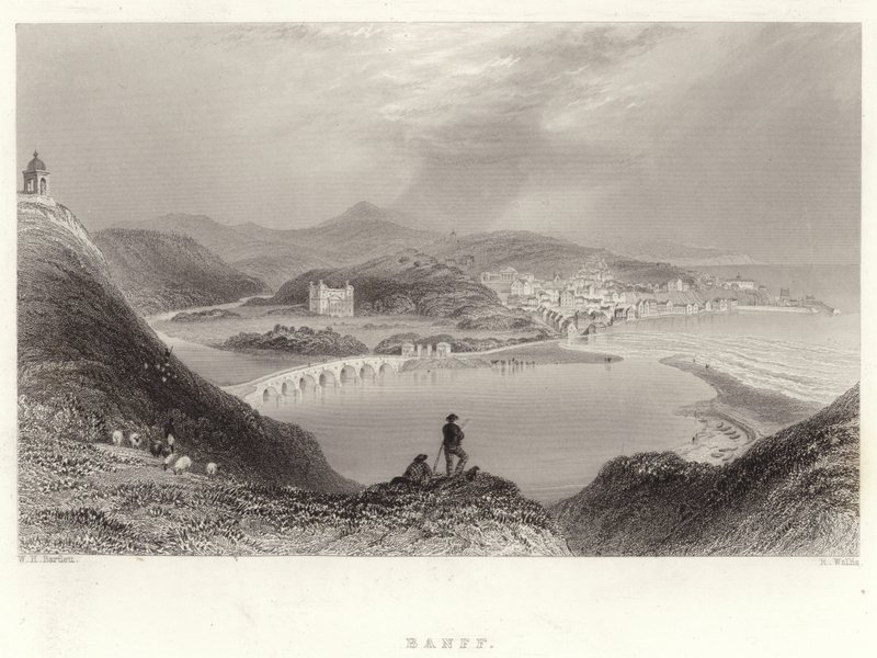 Banff von William Henry Bartlett
