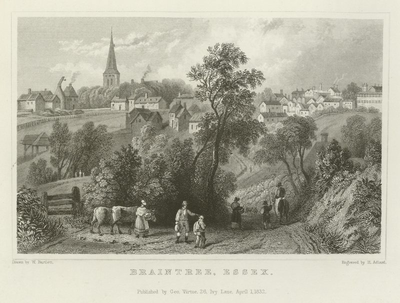 Braintree, Essex von William Henry Bartlett