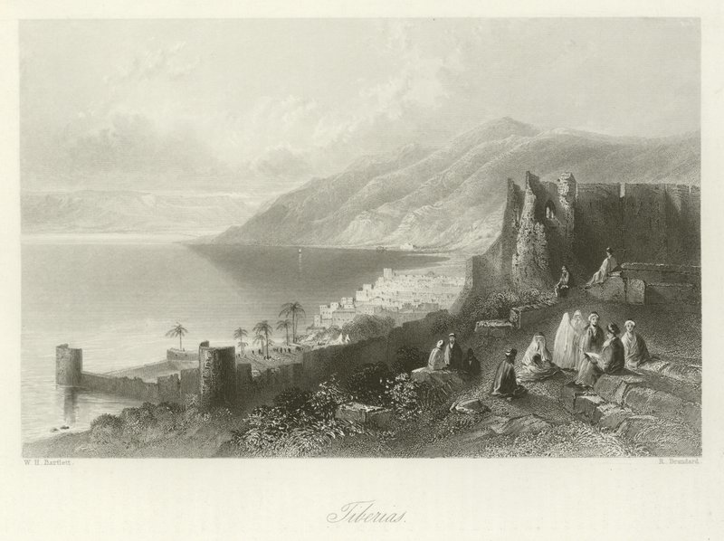 Tiberias von William Henry Bartlett