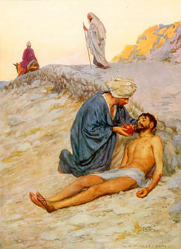 Der barmherzige Samariter von William Henry Margetson