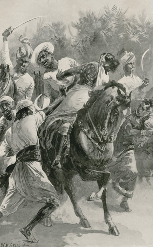 Mahratta-Freibeuter auf einem Raubzug von William Heysham Overend