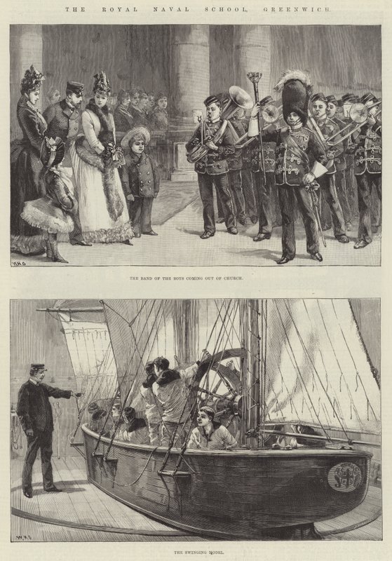 Die Royal Naval School, Greenwich von William Heysham Overend