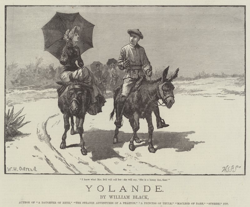 Yolande, von William Black von William Heysham Overend