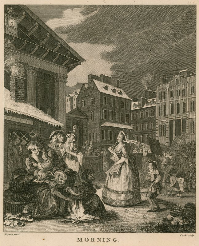 Morgen in Covent Garden, London von William Hogarth
