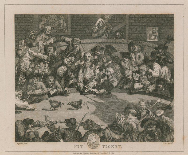 Grubenticket von William Hogarth