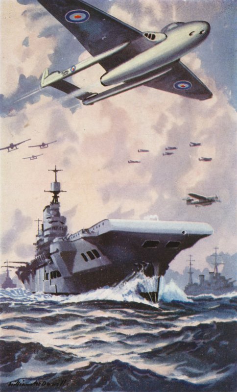 Britischer Flugzeugträger von William John Patton McDowell