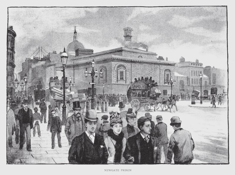Newgate Gefängnis von William Luker