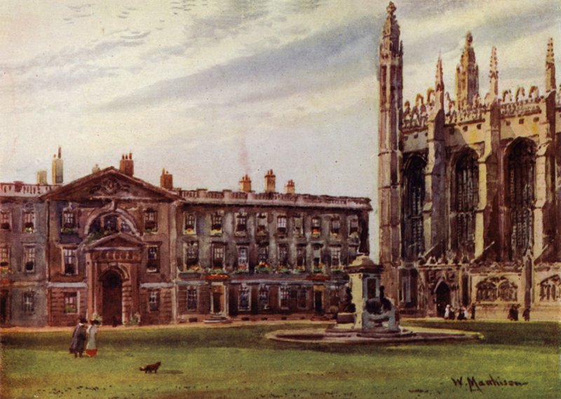 Kings College Kapelle und die Fellows Gebäude von William Matthison