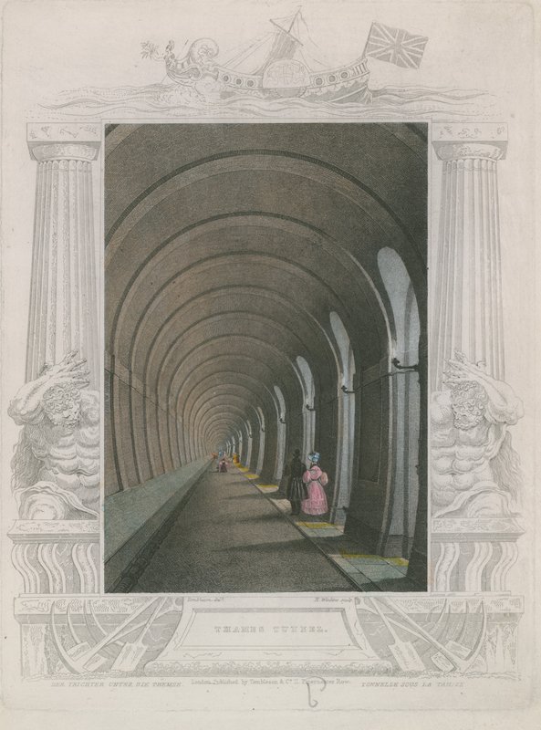 Der Themse-Tunnel von William Tombleson