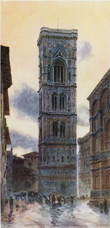 Florenz. Der Campanile von William Wiehe Collins