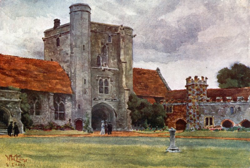 Winchester, St. Cross von William Wiehe Collins