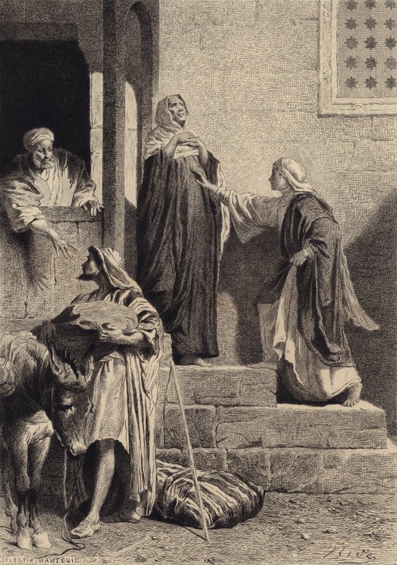 Maria und Elisabeth von after Albert Robida