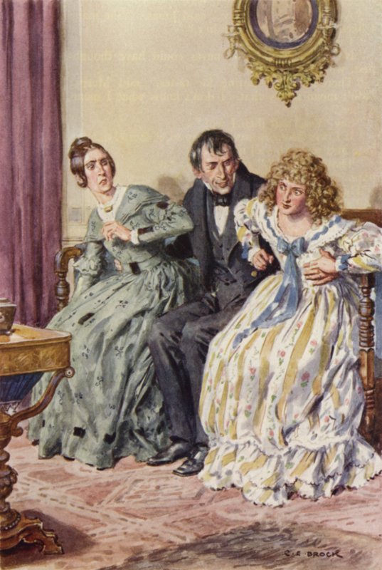 Illustration für Martin Chuzzlewit von after Charles Edmund Brock
