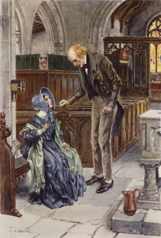 Illustration für Martin Chuzzlewit von after Charles Edmund Brock