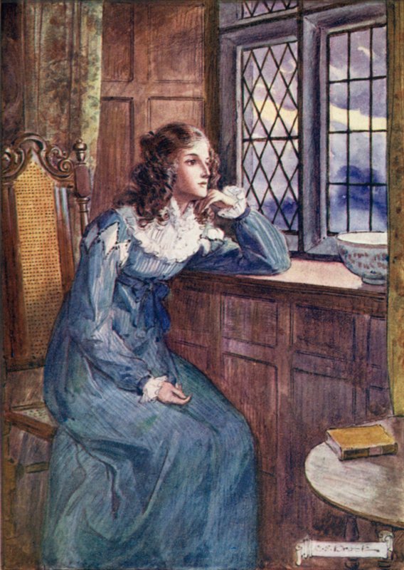 Shirley am Fenster von after Charles Edmund Brock