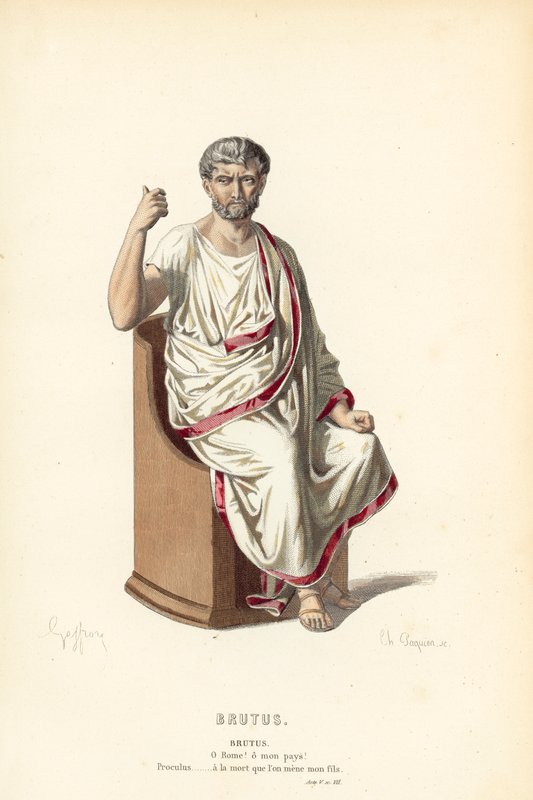 Brutus von after Edmond A.F. Geffroy