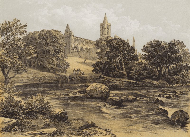Kathedrale von Dunblane, Perthshire von after George Cattermole