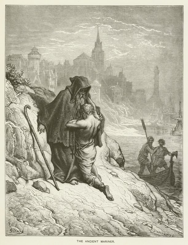 Der alte Seemann von Gustave after Dore