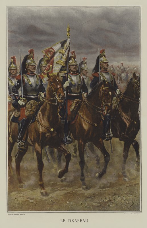 Die Fahne von after Jean Baptiste Edouard Detaille