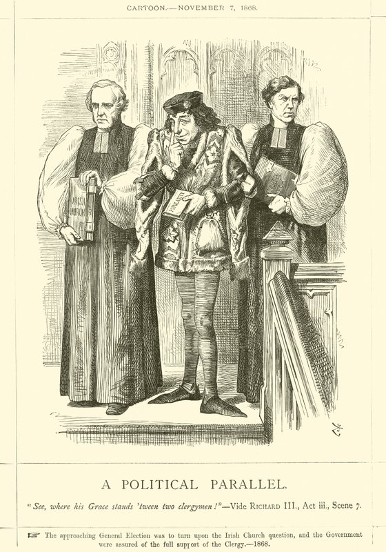 Ein politischer Vergleich von after John Tenniel