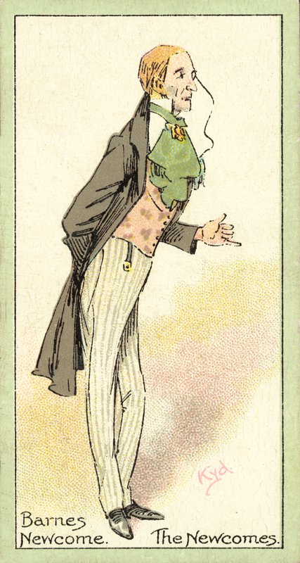 Barnes Newcome, Die Newcomes (Chromolitho) von after Joseph Clayton Clarke