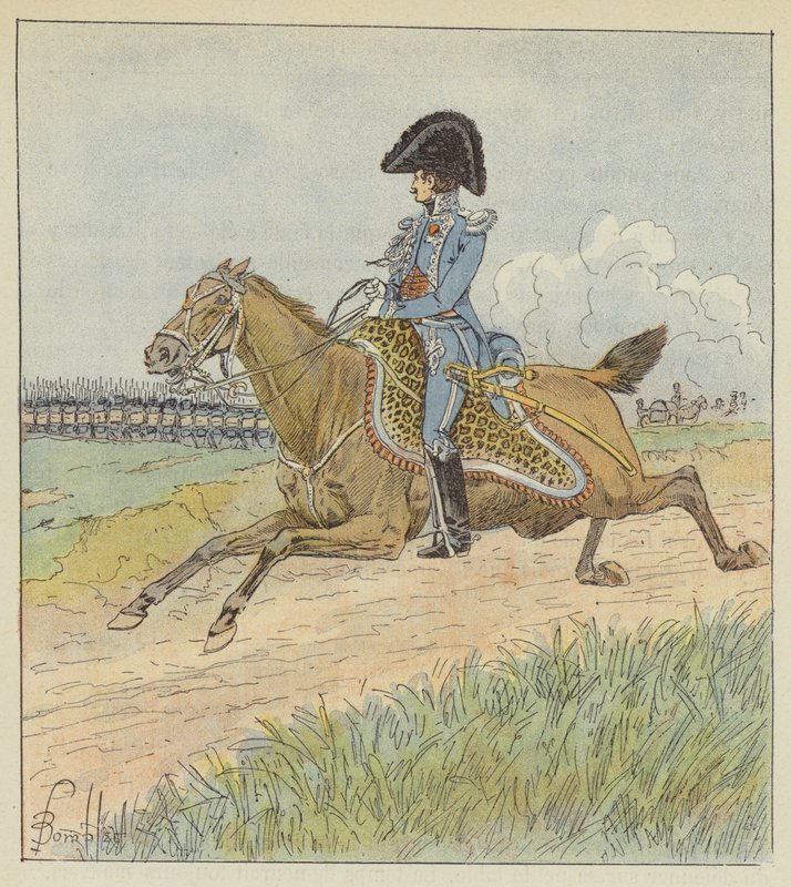 Ordonnanzoffizier des Kaisers von after Louis Charles Bombled