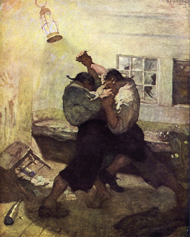 Illustration für Die Schatzinsel von after Newell Convers Wyeth